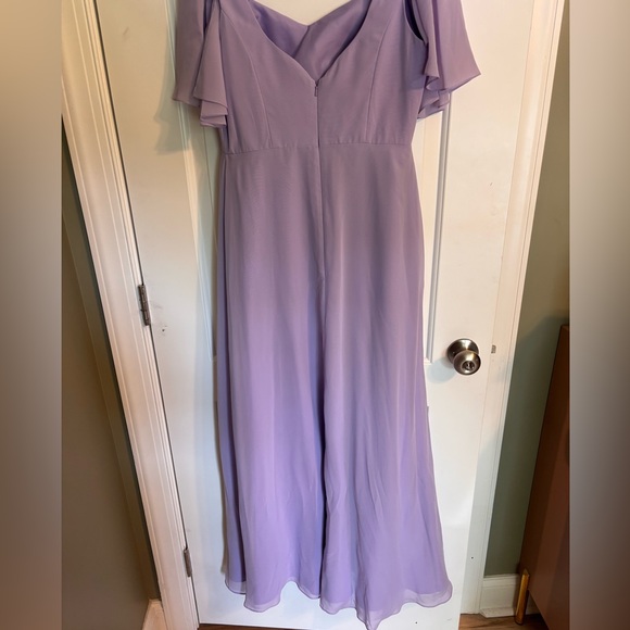 Revelry Bridesmaid Amethyst Formal Prom Dress - Picture 10 of 13